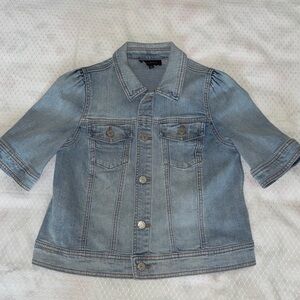 Talbots Denim Short Sleeved Jacket